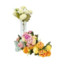 bulk 36 Artificial Hydrangea 10 Heads Assorted 28cm