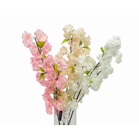 bulk 24 Artificail Cherry Blossom Spray 3 Assorted 15x93cm