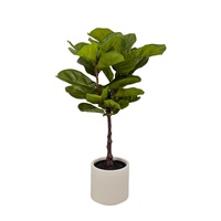 Artificial Real Touch Fiddleleaf Tree 100cm