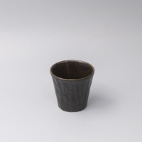 Cup Sho Chu 250ml Black Irabo Glaze