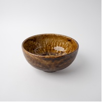 Bowl 19cm Amber Glaze
