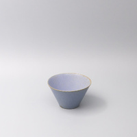 Bowl Fluted 13cm Blue Fade Glaze