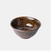 Bowl 17cm Moss Swirl Glaze