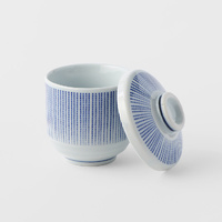 Cup Chawanmushi 150ml Blue Stripe Design