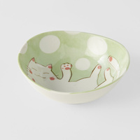 Bowl 14cm Playful Cat Design