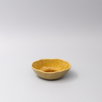 Bowl Oval 13cm Amane Amber Glaze