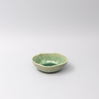 Bowl Oval 13.5cm Amane Emerald Glaze
