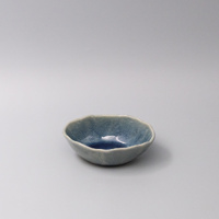 Bowl Oval 13.5cm Amane Sapphire Glaze
