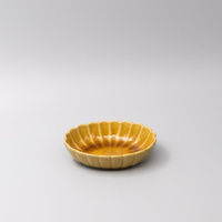 Bowl Oval 16cm Amane Amber Glaze