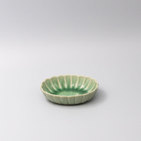 Bowl Oval 16cm Amane Emerald Glaze