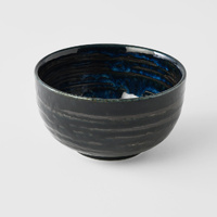 Bowl U Shape 13cm Copper Swirl Glaze