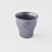 Cup Fluted 7cm Craft Black