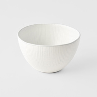 Deep Bowl 13.5cm Snow Leaf Glaze