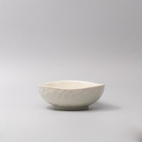 Bowl Organic Shape 17cm Kanso Soft White Glaze