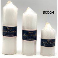 bulk 24 Church Candle 260G White 17cm