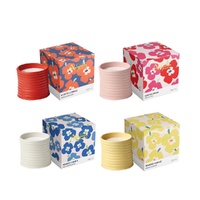 bulk 12 Accent Groovy Scented Candle in Ceramic 200G 4 Assort