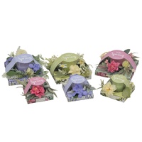 bulk 24 Botanical Bloom Scent Candle Gift Set 50G 3 Asst