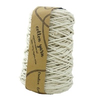 bulk 12 Macrame Cotton Yarn 100mtrs 3mm 400G Natural