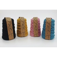 bulk 12 Macrame Cotton Yarn 4mm 400G Assort Colours