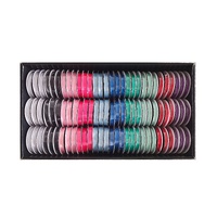 bulk 90 Roll Satin Ribbon 4.5mt 10mm Displayed Box