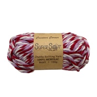 bulk 12 Berry Chunky Super Soft Knitting Yarn