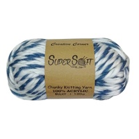 bulk 12 Nautical Chunky Super Soft Knitting Yarn
