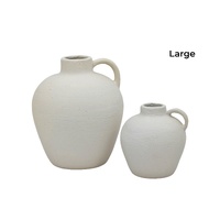 bulk 6 Minimalist Nordic Vase w Handle 19cm