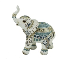 Mosaic Elephant Statue / Ornament 18cm