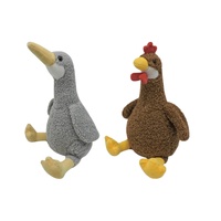 Set 2 Chicken & Duck Door Stopper 2 Assorted 23x30cm
