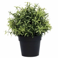 Small Potted Artificial Rosemary Herb Plant UV Resistant 20cm