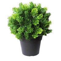 Small Potted Artificial Flowering Hop Plant UV Resistant 20cm