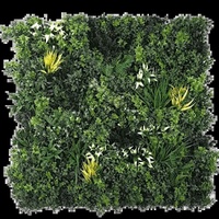 Green Forest Bespoke Commercial Grade Metal Backed Vertical Garden / Green Wall UV Resistant 1m x 1m Fire Retardant