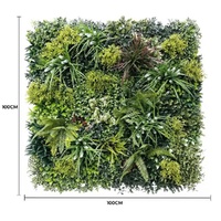 Luxury Lush Spring Recycled Vertical Garden / Green Wall UV Resistant Sample
