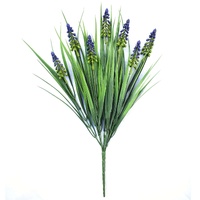 Artificial Dense English Lavender Stem UV Resistant 50cm