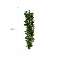 Artificial Extendable Hanging Flowering Star Jasmine Garland UV Resistant 55cm