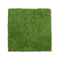 9 Pieces of Interconnecting Artificial Grass Decking Tiles (UV Resistant) 30cm x 30cm