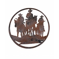 Wild West Metal Wall Art 60cm