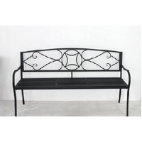 Otis Metal Garden Bench 150x87cm
