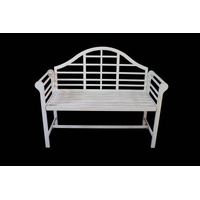 Station Metal Garden Bench 105x96cm