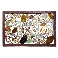 Xlarge Leaves Metal Wall Art 152x102cm