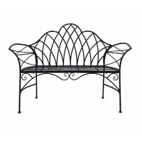 Garden Metal Bench 105cm