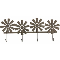 Windmill Metal Hook 26x26cm