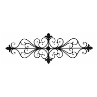 Decorative Metal Wall Art 100x37cm