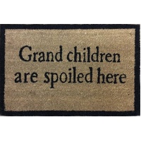 Grand Children Spoilt Here Doormat Door Mat 60x40cm