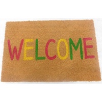 Rainbow Welcome Doormat 60x40cm