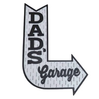 Dads Garage Wall Art 47x69cm