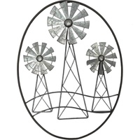 Windmill Trio Wall Art 46x61cm