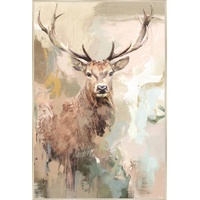 Hulio Deer Framed Canvas 80x120cm