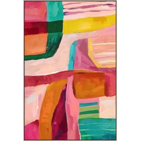 Grooves Framed Canvas 80x120cm