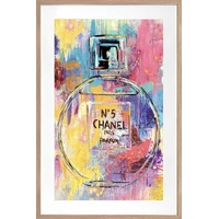 Luxury Perfume Artwork Framed W Glass Front 80x120cm